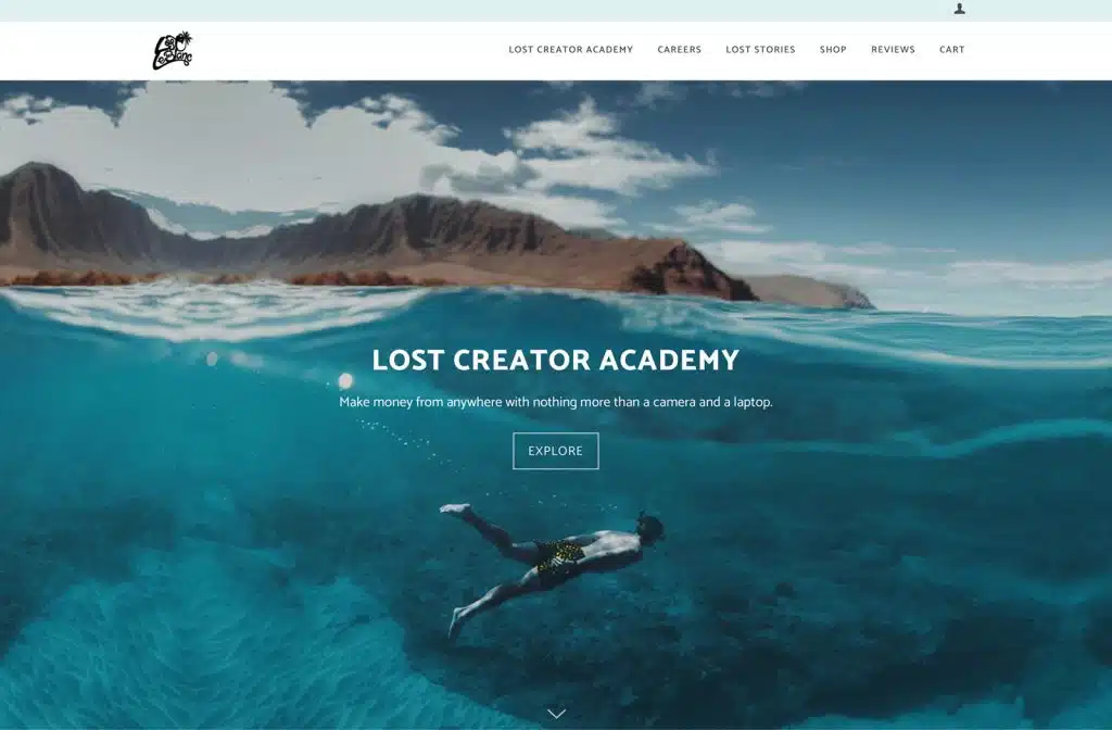 Lost LeBlanc - Lost creator academy wordpress theme.