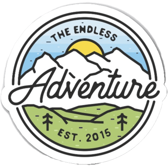 The endless adventure logo.