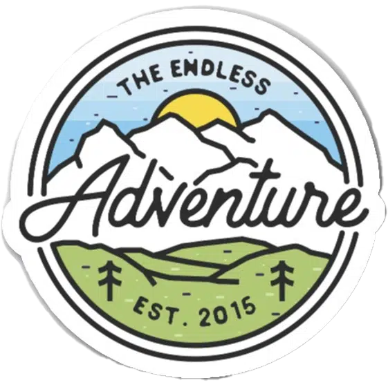 The endless adventure logo.